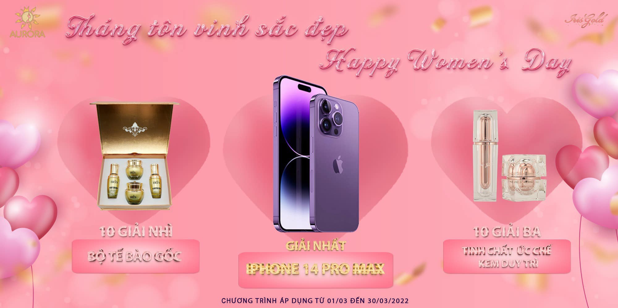 Mỹ phẩm iris gold singapore