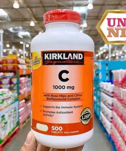 Shop UNNI bán lẻ viên uống vitamin C 1000mg kirkland singnature 500 viên