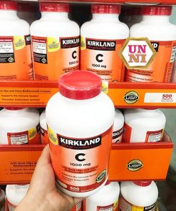 Shop UNNI bán lẻ viên uống vitamin C 1000mg kirkland singnature 500 viên