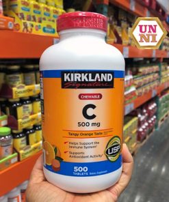 shop unni bán lẻ Viên uống Vitamin C 500mg Kirkland Singnature