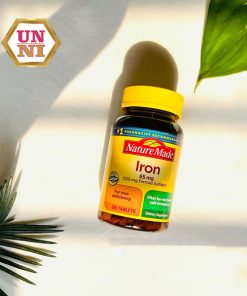 Shop unni bán lẻ viên uốn bổ máu nature made iron 65mg