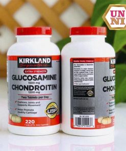 shop unni bán lẻ Viên uống bổ khớp Kirkland Glucosamine 1500mg Chondroitin 1200mg 220 viên