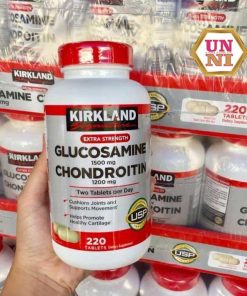 shop unni bán lẻ Viên uống bổ khớp Kirkland Glucosamine 1500mg Chondroitin 1200mg 220 viên
