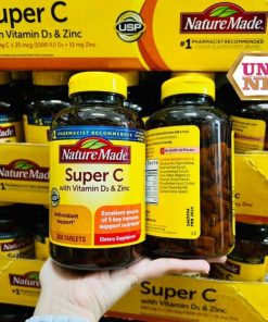 Shop unni bán lẻ Viên uống tăng cường miễn dịch Super C With D3 & Zinc