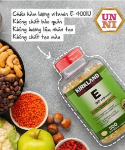 Viên uống đẹp da Kirkland signature Vitamin E 400IU